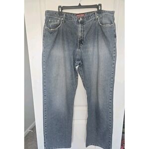 Vintage GUESS Men's Blue Jeans 40x34 Loose Fit Light Medium Wash‎ Denim
